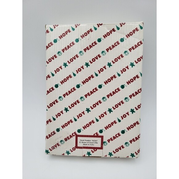 House Of Lloyd Christmas Stocking Hanger Wall Hook "I've Been Good" Brass - Picture 6 of 6